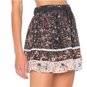Ulla Johnson Floral Mini Skirt Size 4